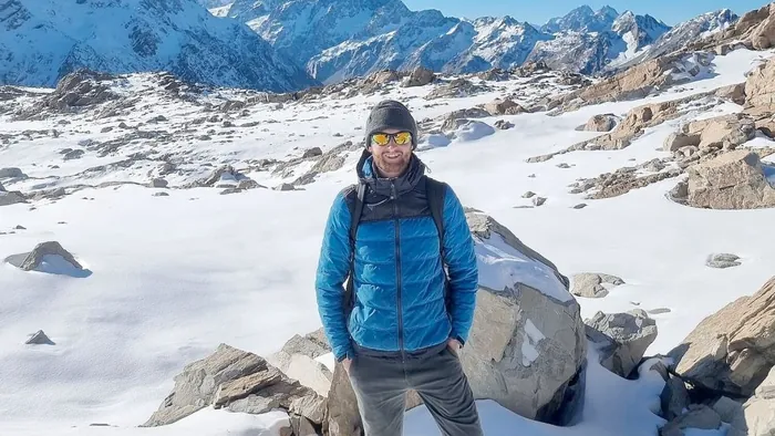 Jan Rehaag on Mount Cook, New Zealand